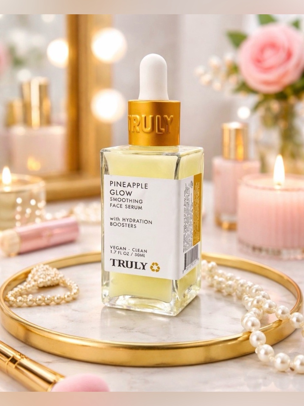 5/$35 TRULY pineapple glow smoothing face serum retails $32.00 each